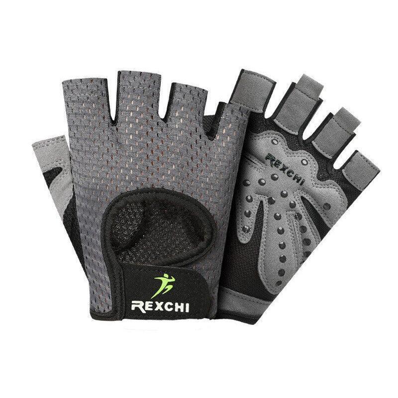 gym gloves australia half-finger weight lifting black