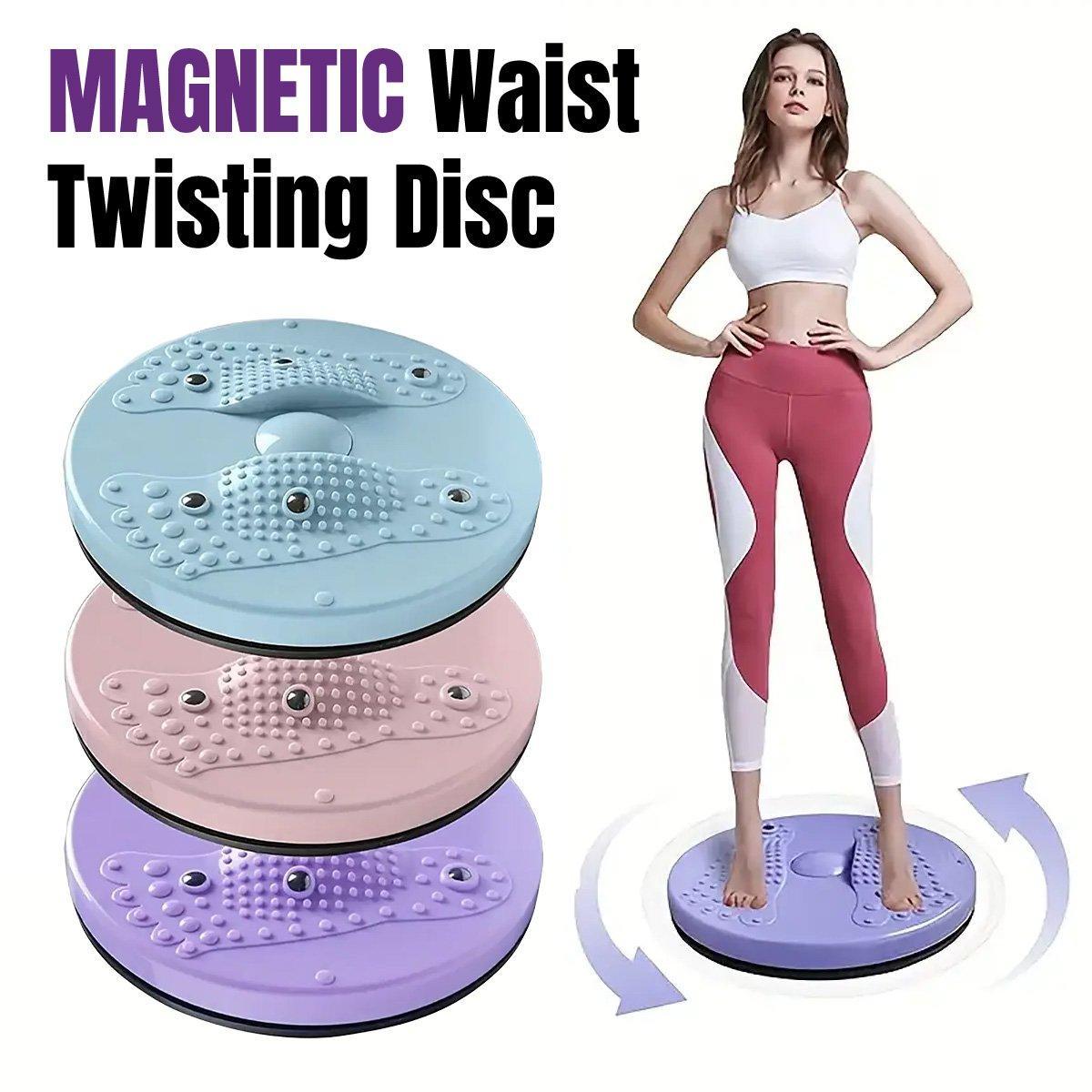 Waist Twisting Disc Abdominal Exercise Board for Home Gym and Yoga Fitness Training - Purple
