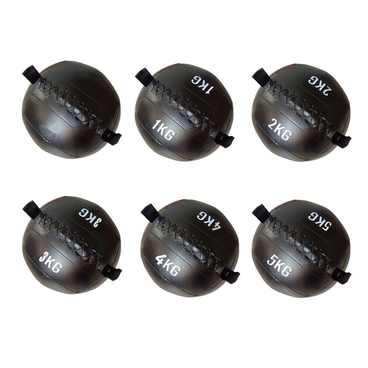 Non-Elastic Soft Squat Wall Ball for Solid Gravity and Balance Training Workouts - 1kg