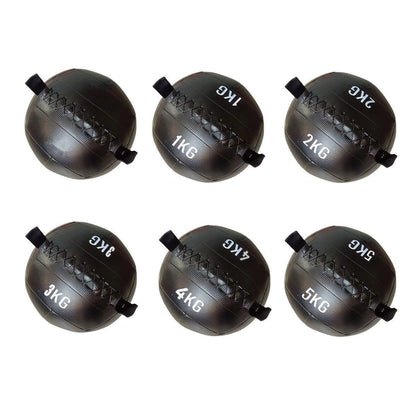 Non-Elastic Soft Squat Wall Ball for Solid Gravity and Balance Training Workouts - 1kg