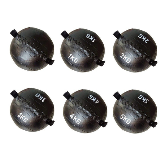 Non-Elastic Soft Squat Wall Ball for Solid Gravity and Balance Training Workouts - 1kg
