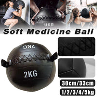 Non-Elastic Soft Squat Wall Ball for Solid Gravity and Balance Training Workouts - 5kg