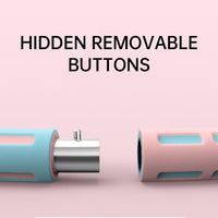 Detachable Weighted Hula Hoop Fitness Equipment for Home Exercise Use - Blue Pink