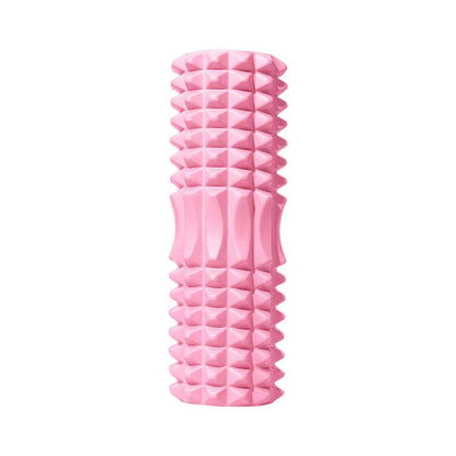High Density EVA Foam Roller Yoga Massage Stick for Fitness - Crescent Style Blue-45cm