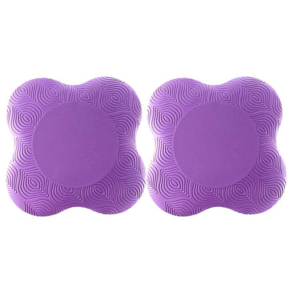 2pcs Thick Yoga Kneeling Mat Knee Cushion for Elbow Support Gym Workout Pad - Blue