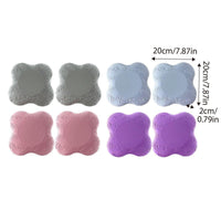 2pcs Thick Yoga Kneeling Mat Knee Cushion for Elbow Support Gym Workout Pad - Pink