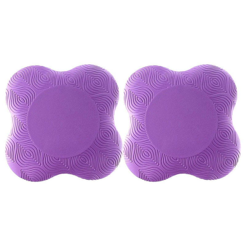 2pcs Thick Yoga Kneeling Mat Knee Cushion for Elbow Support Gym Workout Pad - Pink