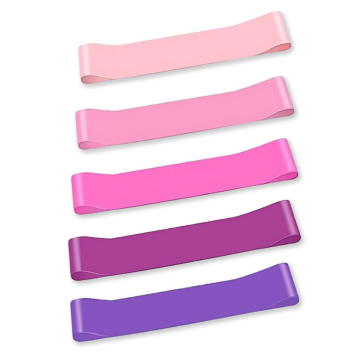Exercise Resistance Bands Loop Power Strength Training Fitness Yoga Pilates Gym - Light Pink (600*50*0.4MM)