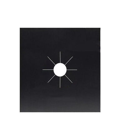 Gas Stove Burner Covers Reusable Hob Protectors Non Stick Liner Pad 4 Pcs - 4 PCS Black