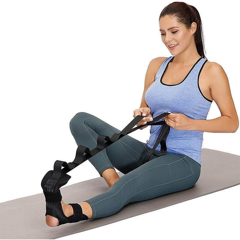 Adjustable Yoga Stretching Strap Foot Leg Trainer for Flexibility and Balance