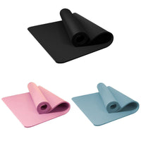 Yoga Mat Dance Mat Sports and Fitness Jump Rope Mat for Men and Women Exercise - Pink