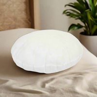 Luxor Twin Pack 65cm Aus Made Round Hotel Cushion Inserts Premium Memory Resistant Filling