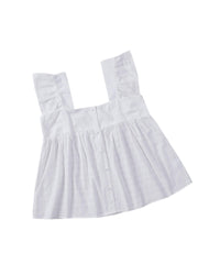 Azura Exchange Puckered Texturing Ruffled Cap Sleeves Babydoll Top - L