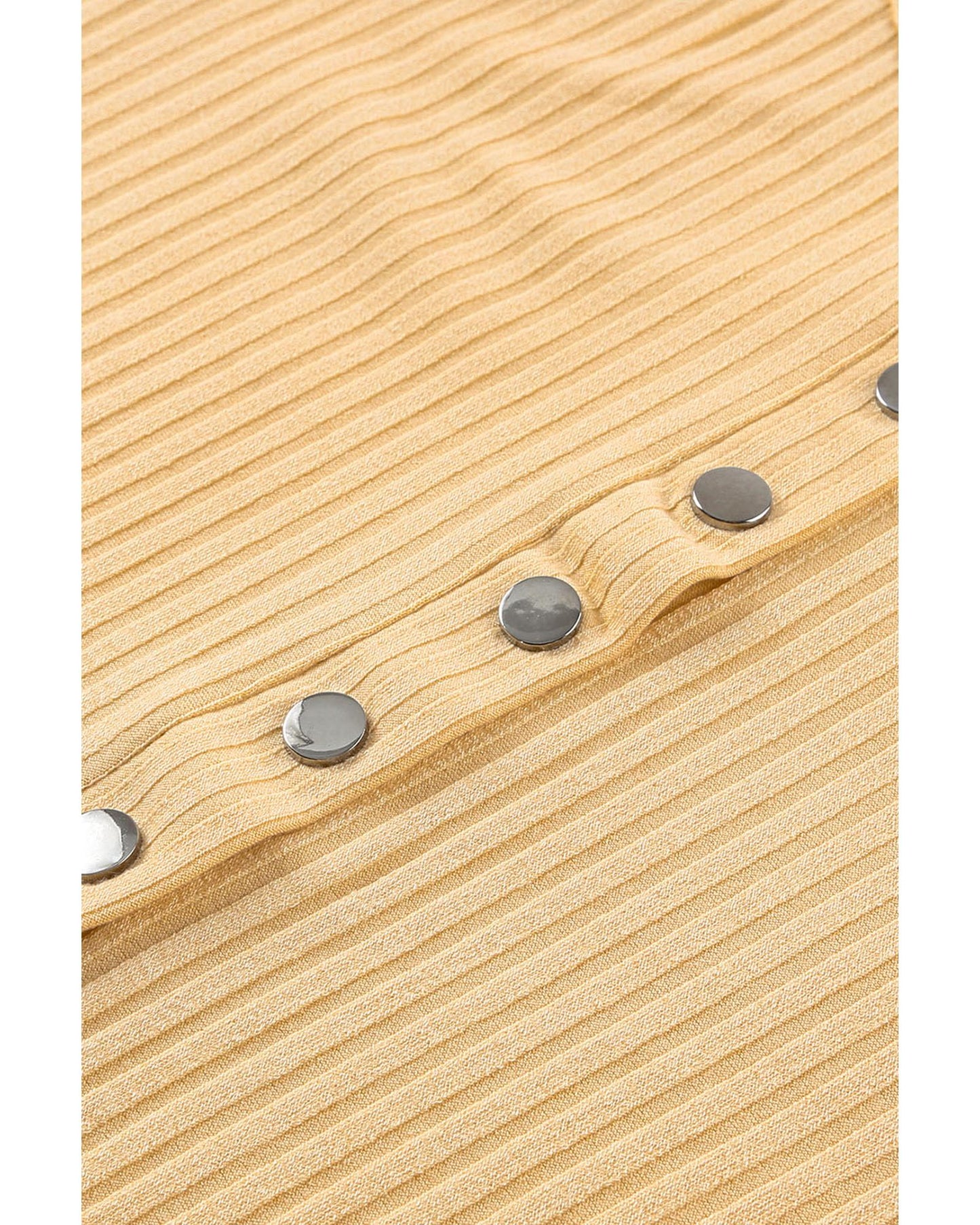 Azura Exchange Textured Ribbed Puff Sleeve Pullover - L