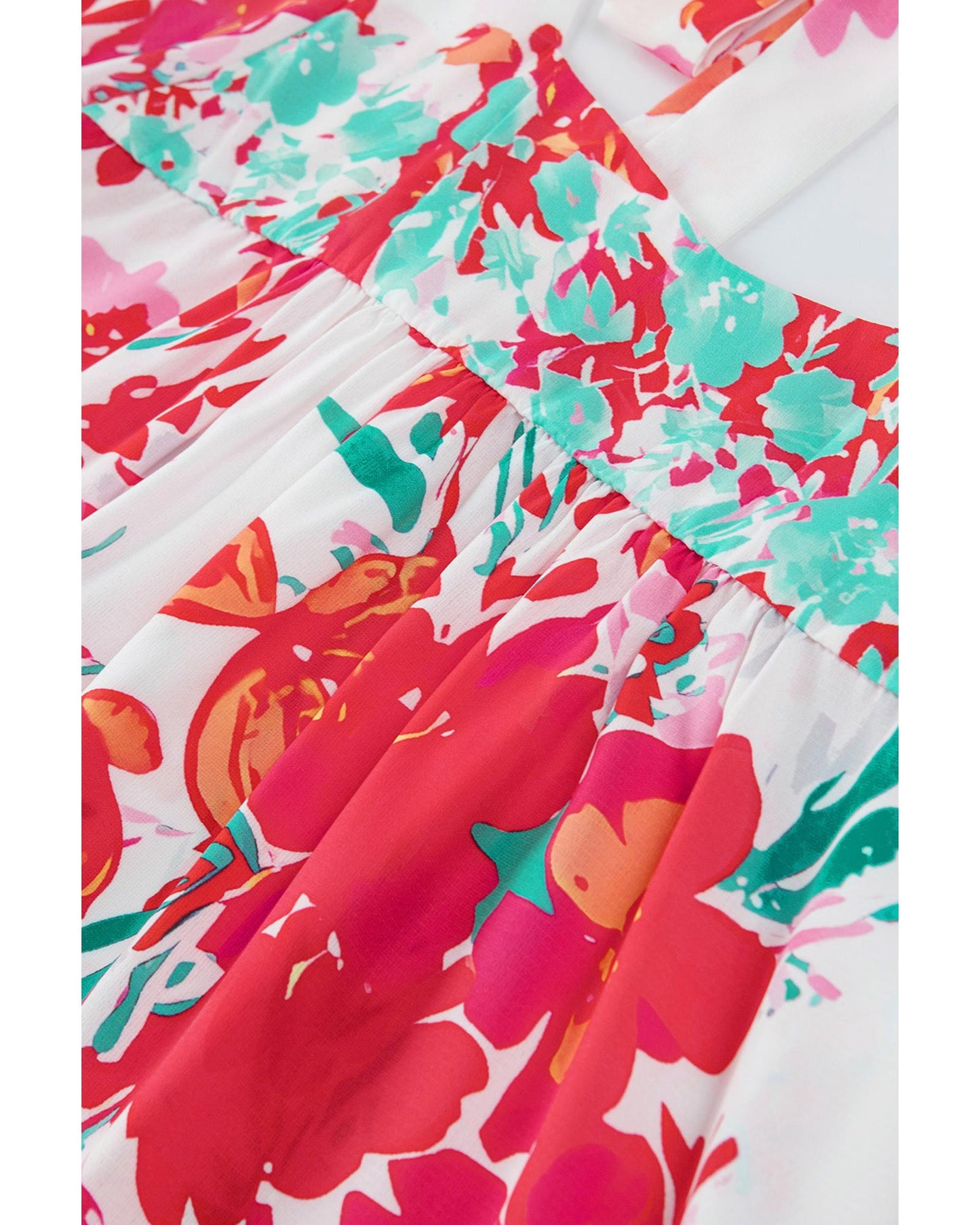 Azura Exchange Embroidered Square Neck Blouse - L