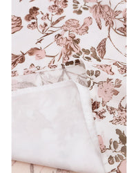 Azura Exchange Floral Print Bubble Sleeve Blouse - S