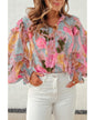 Azura Exchange Tiered Ruffled Long Sleeve Blouse - XL