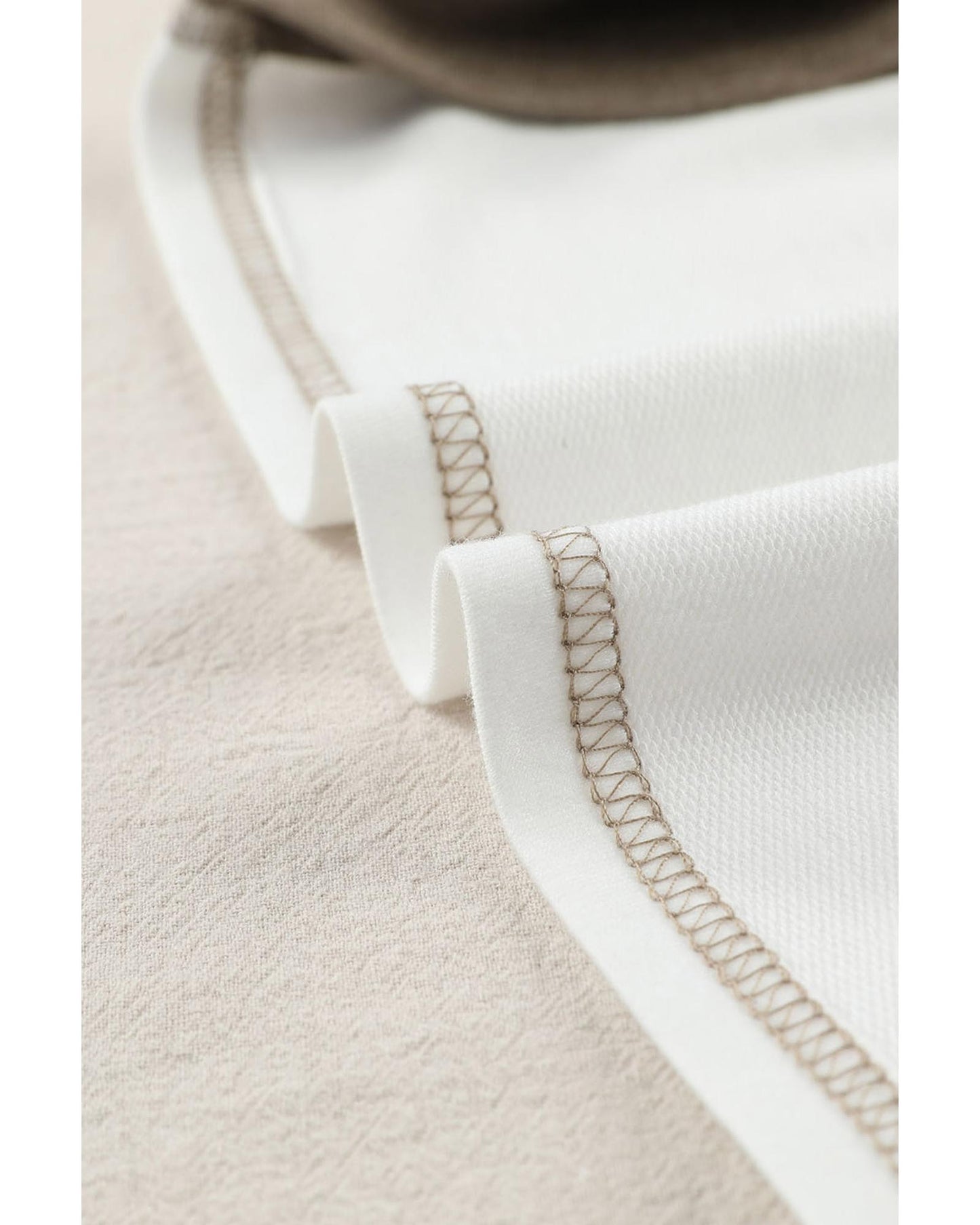 Azura Exchange Exposed Seam Color Block Patchwork Top - S