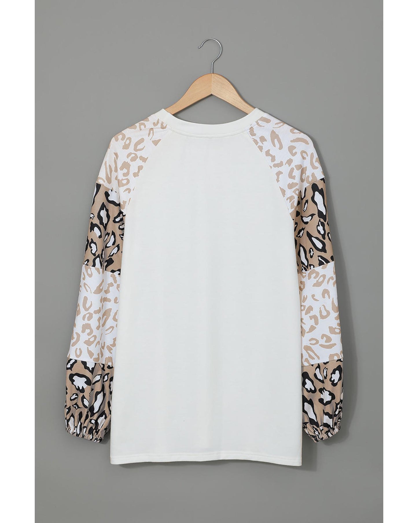 Azura Exchange Leopard Print Bubble Sleeve Top - XL