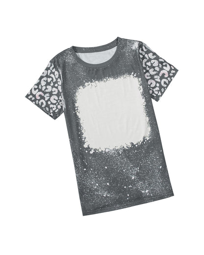 Azura Exchange Leopard Print Short Sleeve T-shirt - XL