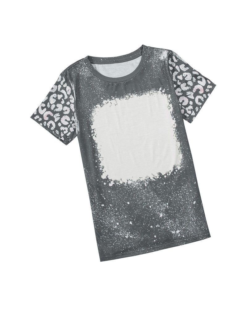 Azura Exchange Leopard Print Short Sleeve T-shirt - XL