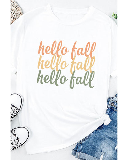 Azura Exchange Fall Digital Graphic T-Shirt - M