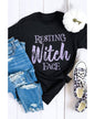 Azura Exchange Resting Witch Face Graphic Tee - S