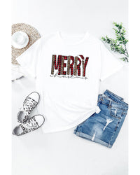 Azura Exchange Plaid Leopard Print Short Sleeve T Shirt - 2XL