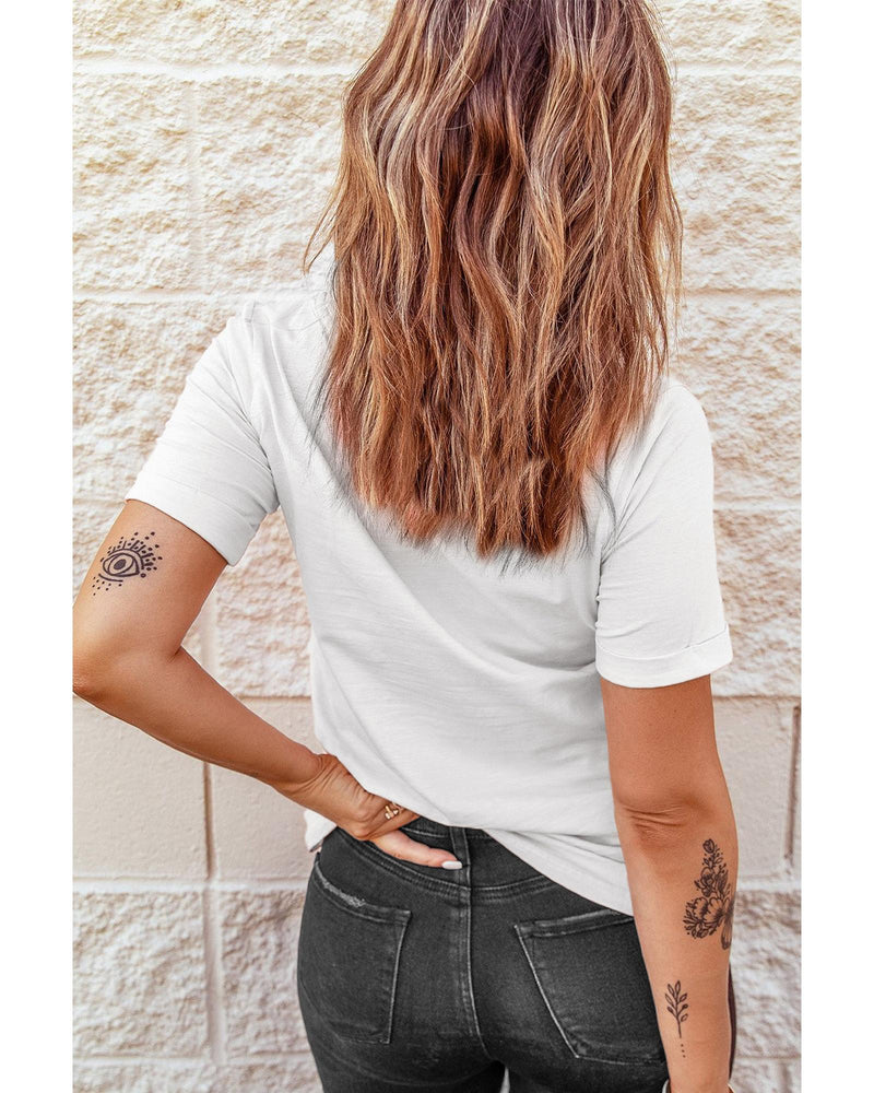 Azura Exchange Plaid Leopard Print Short Sleeve T Shirt - 2XL