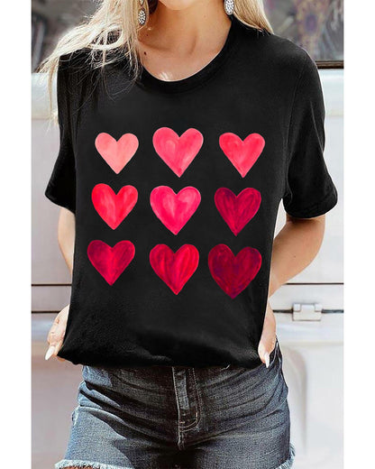 Azura Exchange Heart Graphic Tee for Valentines Day - 2XL