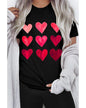 Azura Exchange Heart Graphic Tee for Valentines Day - S