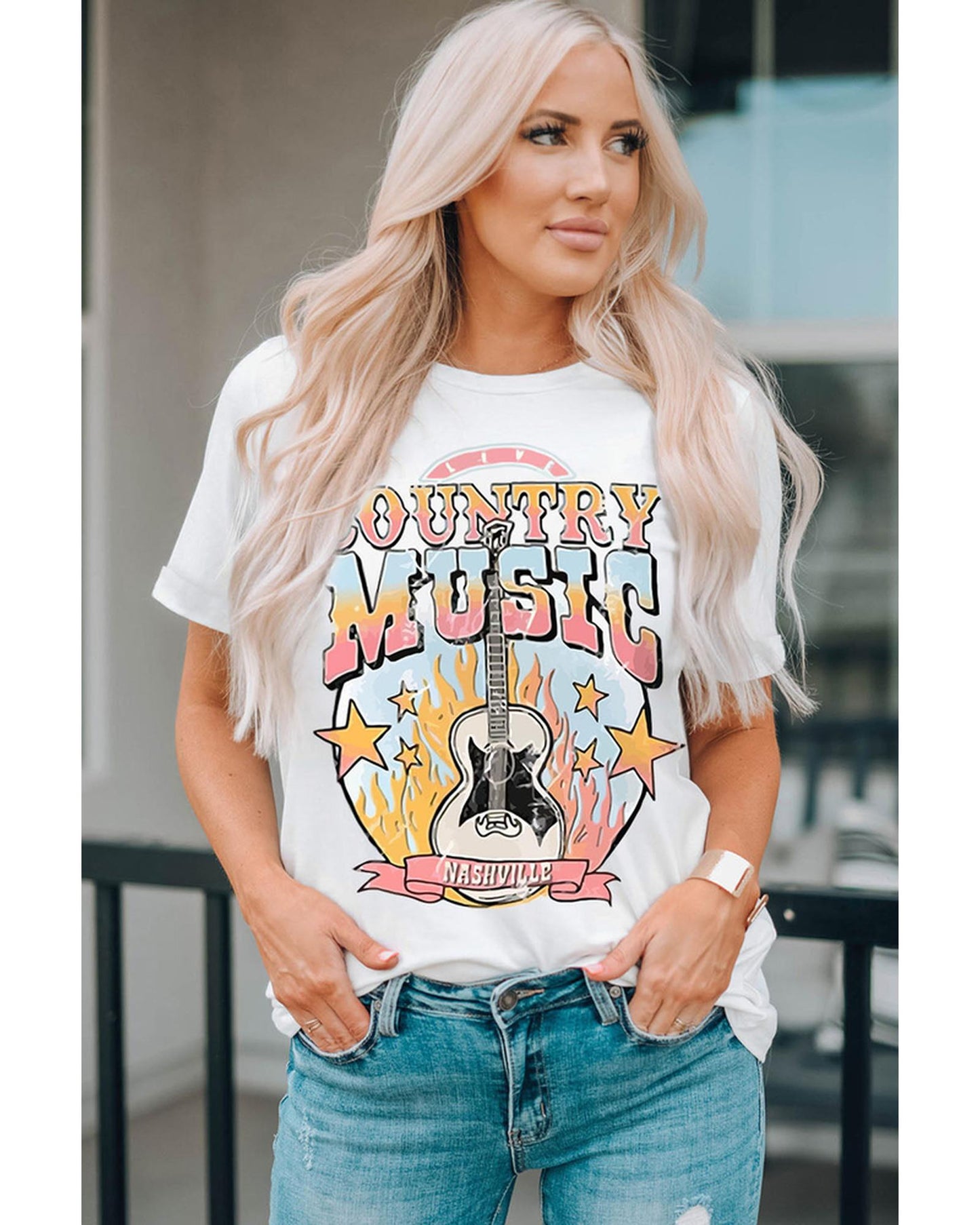 Azura Exchange Nashville Graphic Tee - M