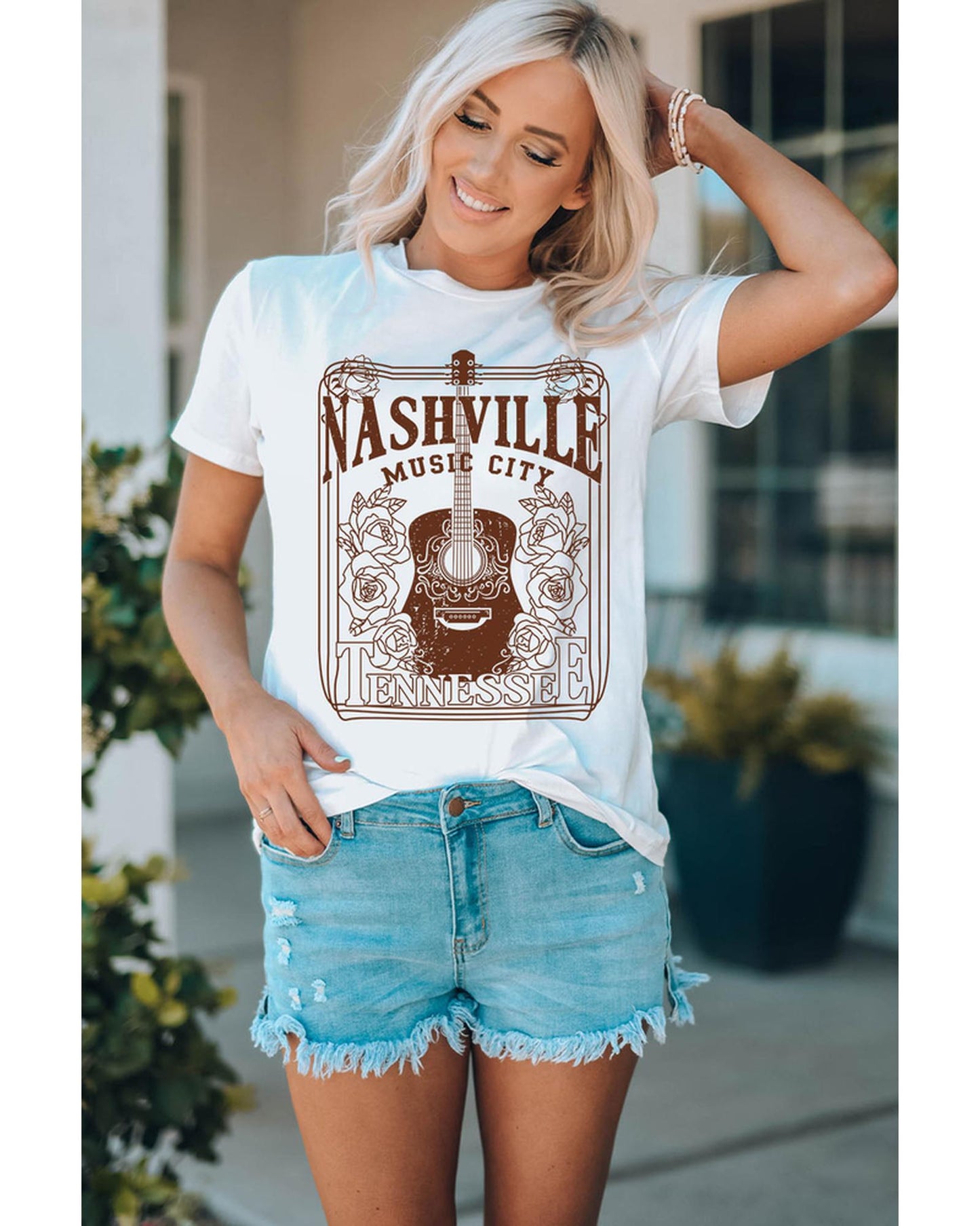 Azura Exchange Nashville Music City Graphic Tee - L