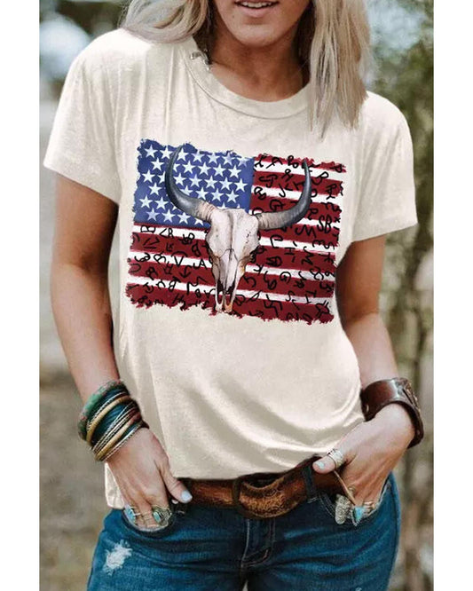 Azura Exchange American Flag Graphic Tee - 2XL