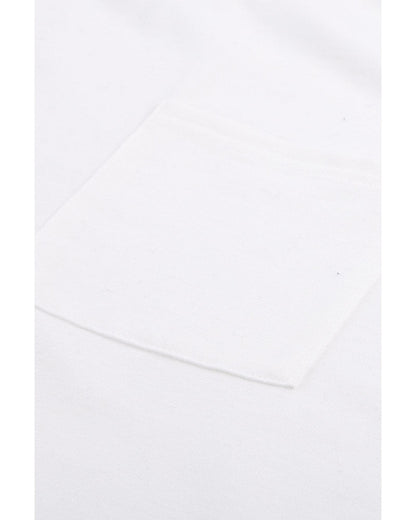 Azura Exchange Pocketed Tee with Side Slits - S