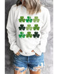 Azura Exchange Clover Print Long Sleeve Sweatshirt - XL