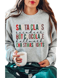 Azura Exchange Letter Graphic Print Pullover Sweatshirt - XL