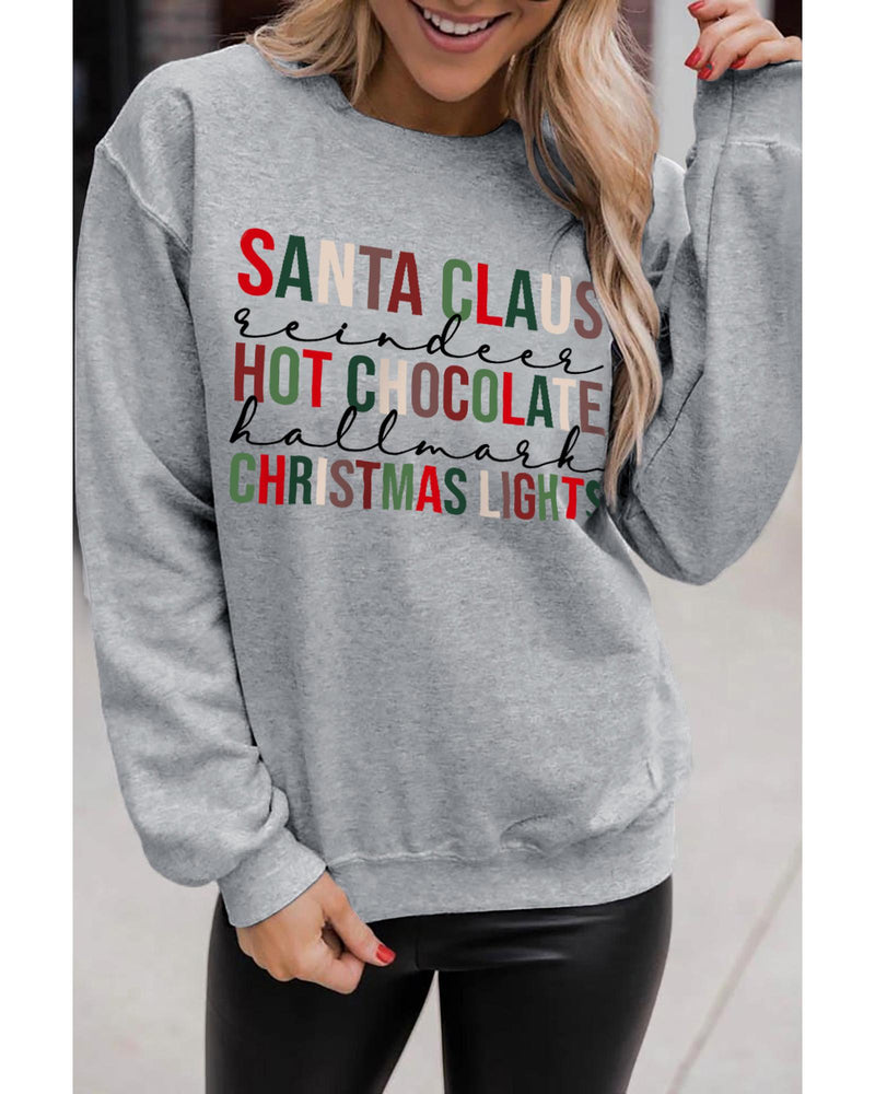 Azura Exchange Letter Graphic Print Pullover Sweatshirt - XL