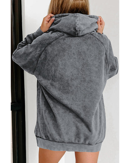 Azura Exchange Mineral Wash Kangaroo Pocket Hoodie - 2XL