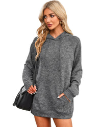 Azura Exchange Mineral Wash Kangaroo Pocket Hoodie - L