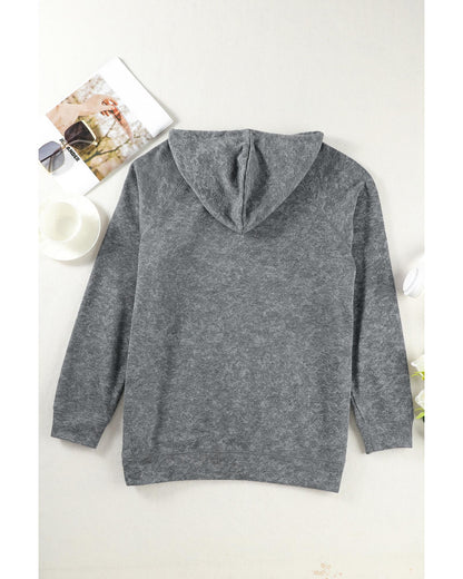 Azura Exchange Mineral Wash Kangaroo Pocket Hoodie - L