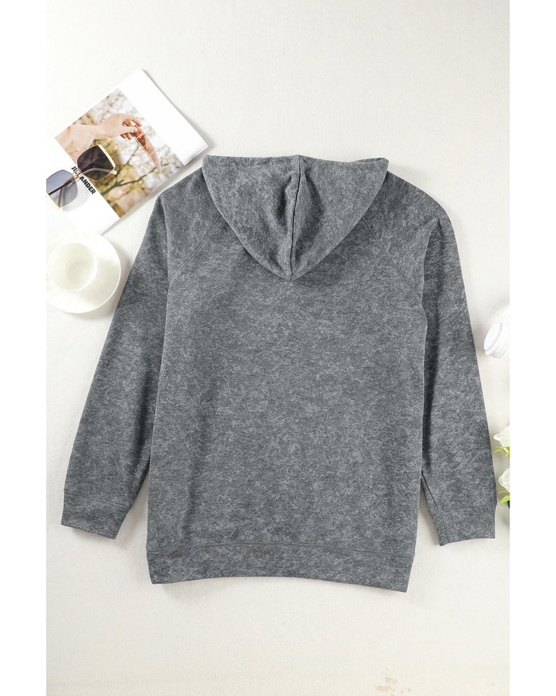 Azura Exchange Mineral Wash Kangaroo Pocket Hoodie - L