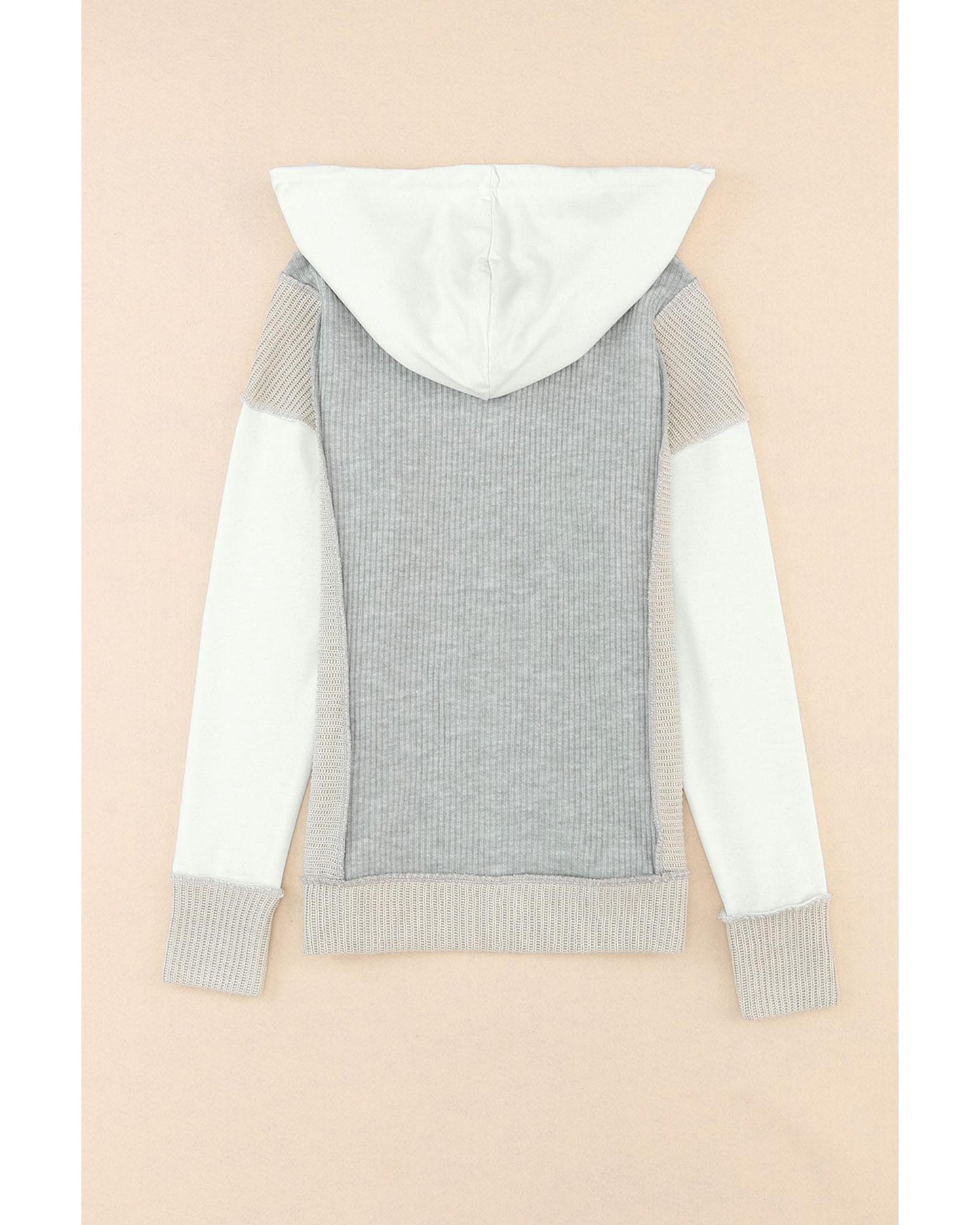 Azura Exchange Patchwork Knit Hoodie - M