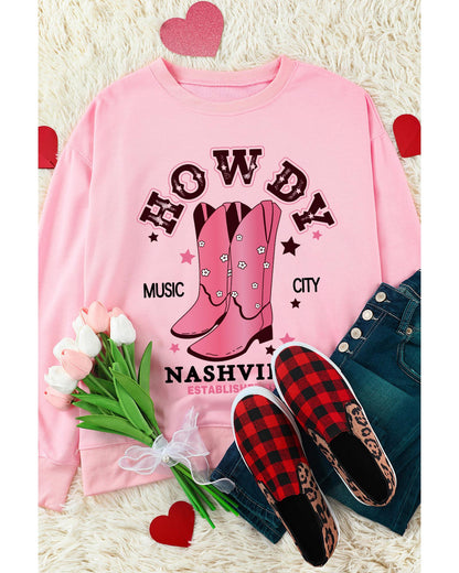 Azura Exchange NASHVILLE Vintage Western Sweatshirt - S