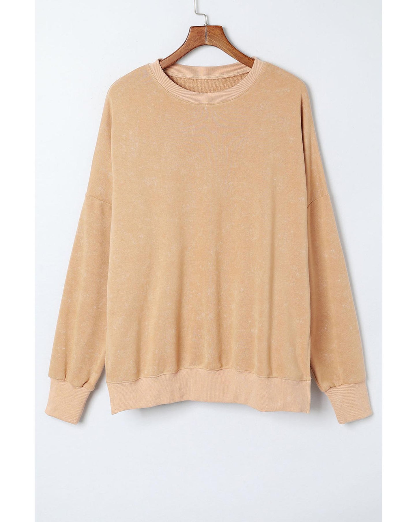 Azura Exchange Oversized Khaki Drop Shoulder Sweatshirt - M