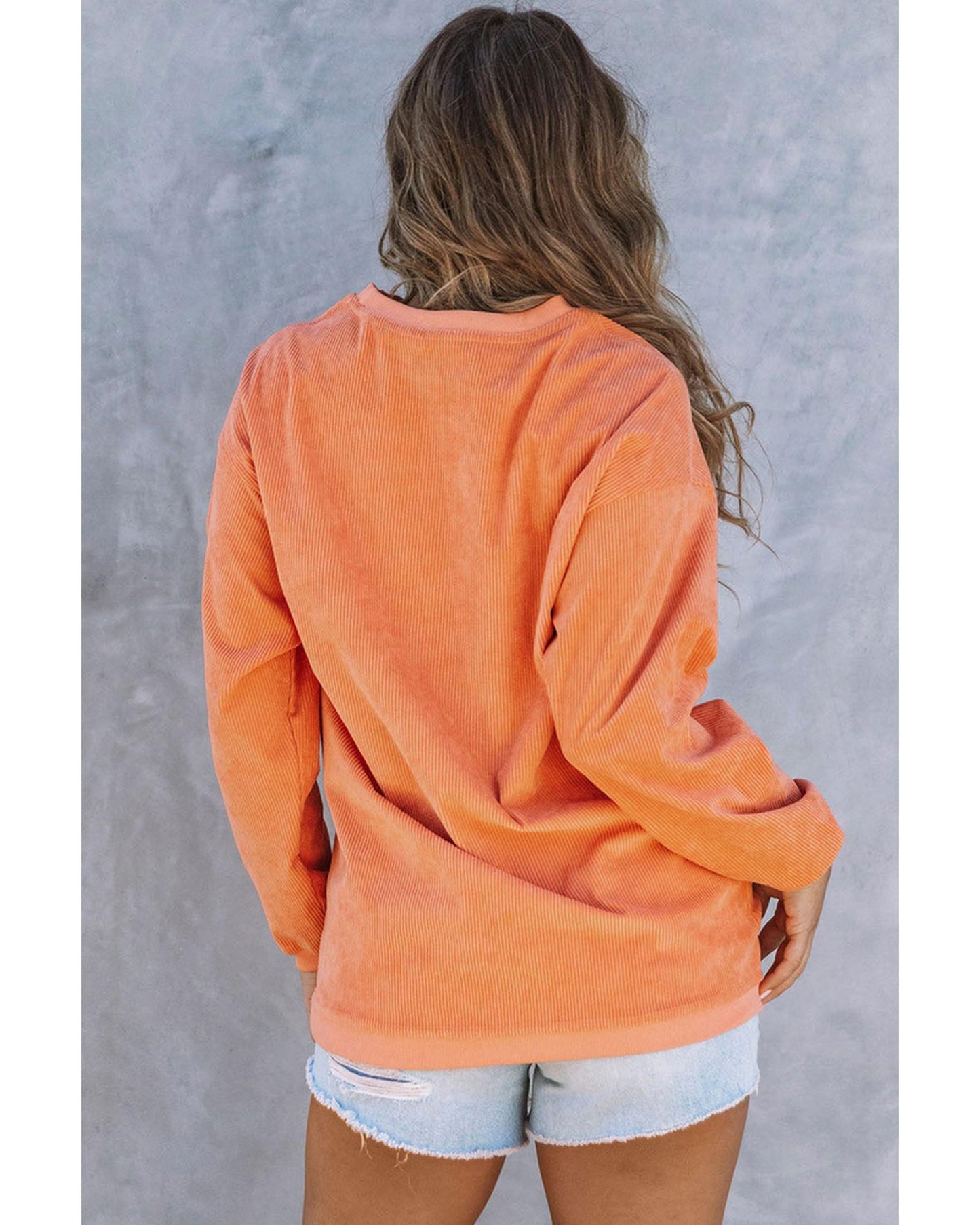 Azura Exchange Oversized Corduroy Sweatshirt - M