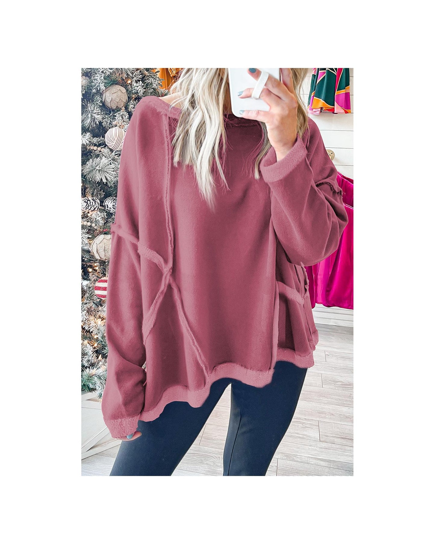 Azura Exchange Relaxed Fit Drop Shoulder Oversized Sweatshirt - XL