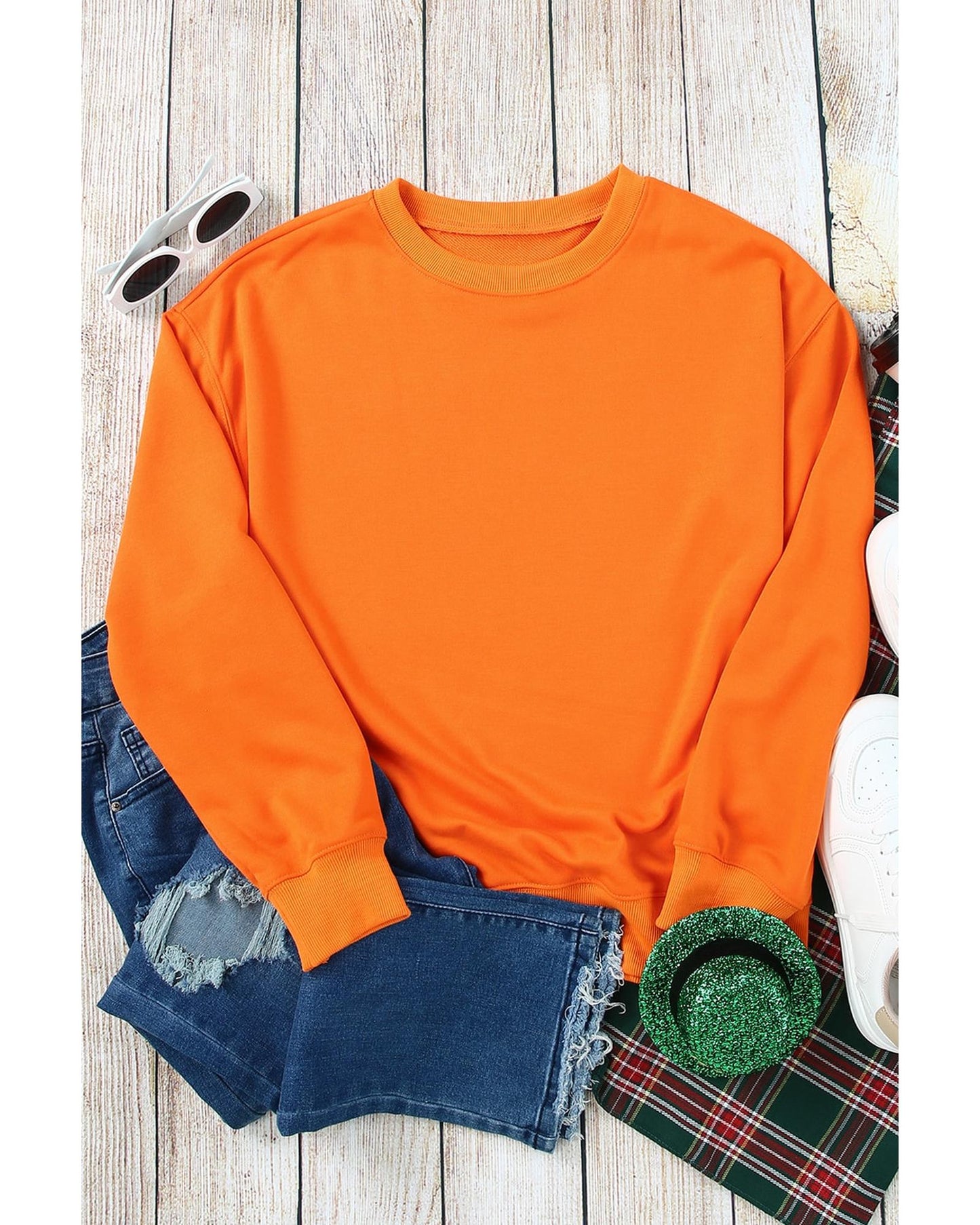 Azura Exchange Crew Neck Pullover Sweatshirt - L