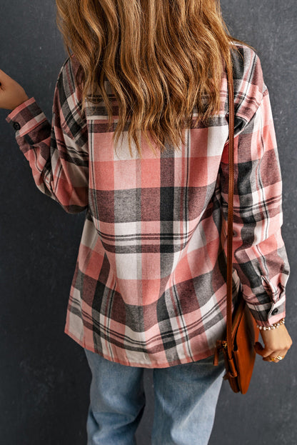 Azura Exchange Button Up Plaid Shirt - S