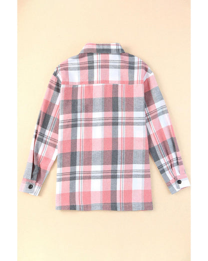 Azura Exchange Button Up Plaid Shirt - S